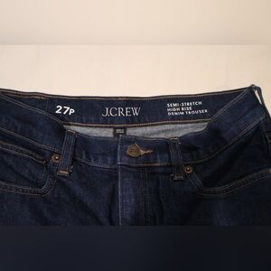J. Crew Dark Indigo Wide-Leg Denim Jeans